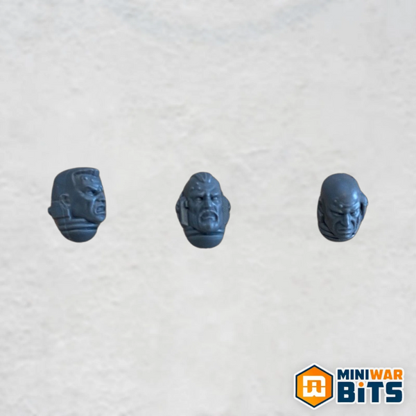 Bladeguard Veterans Bits – Crusader Helmet Heads For Primaris Space Marines 40k