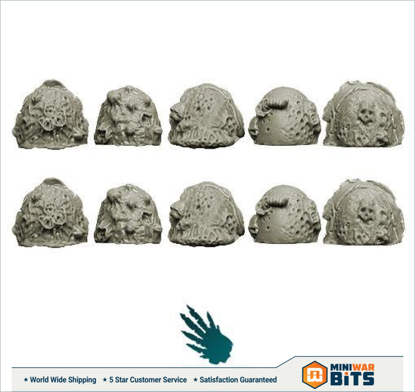 Plague Knights Shoulder Pads (ver. 2) Sprue - MiniWar Bits