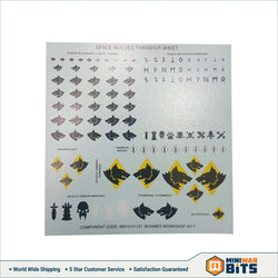 Space Wolves Decal Transfer Sheet