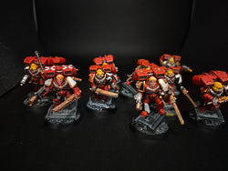 Well Painted Blood Angels Assault Squads - Warhammer 40k Space Marines