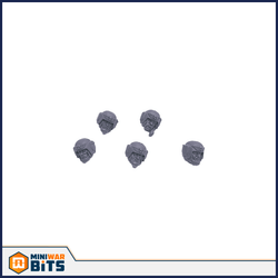 Cadian Shock Troop Head Bits (X5) - Warhammer 40K Imperial Guards