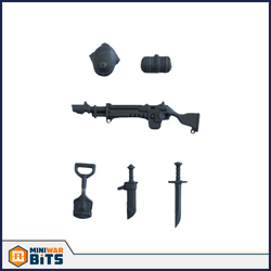 Cadian Shock Troops Accessory Bits