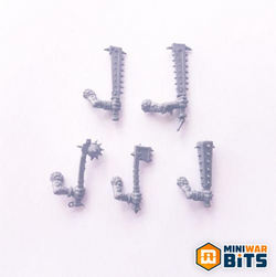 Celestite Club Saurus Warrior Bits (X5) - Warhammer Seraphon Lizardmen Aos