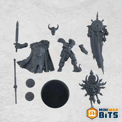 chaos warrior standard bearer single figure