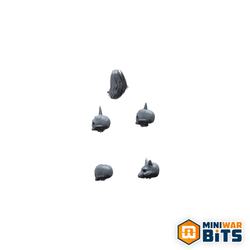 Chaos Warrior Trophy Skull & Hair Bits