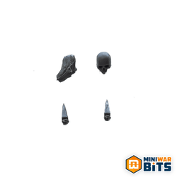 Chaos Warrior Trophy Skull Hair & Spike Accessory Bits