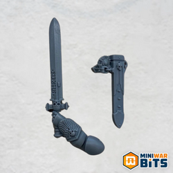 company heroes ornate power sword & sheath bits