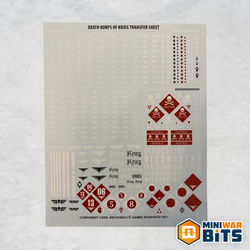death korps of krieg decal transfer sheet