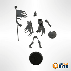 Deathrattle Skeleton Standard Bearer Single Figure