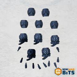 Deathwatch Kill Team Torso Mkviii Mark 8 X5 Bits - Warhammer 40K Space Marine