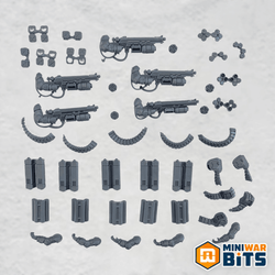 desolation squad superfrag / superkrak rocket launcher & arm bits