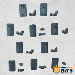 exaction squad arbites shield & arm bits