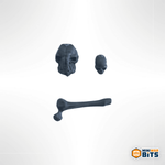 gors skeleton head & bone accessory bits