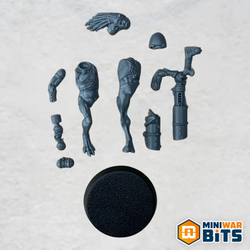 kroot carnivores single figure / tangleweb gun