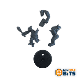 ork beast snagga boyz w/ slugga & choppa single figure