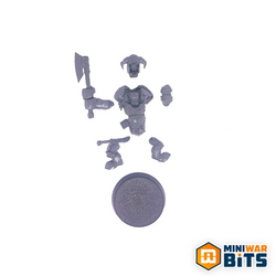 Orruk Ardboyz W/ Big Choppa Single Figure Model Bits - Ironjawz Warhammer Aos