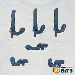 primaris crusader neophyte bolt pistol & chainsword bits