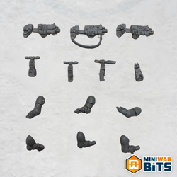 sternguard veteran assorted bolt rifle & arm bits (x3)