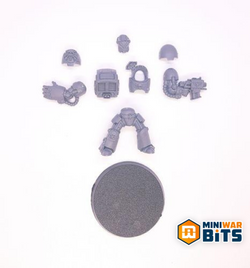 Terminator W/ Stormbolter Powerfist Single Figure Model Bits - Warhammer 40K