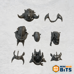 thunder valley greenskins black orc head bits
