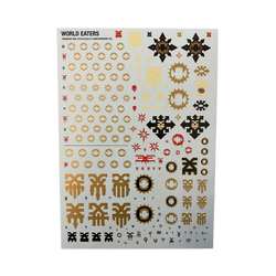 world eaters decal transfer sheet