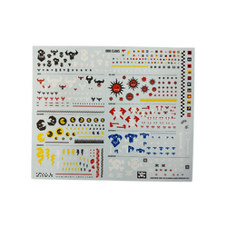 ork clans decal transfer sheet