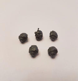 Deathwatch Kill Team Space Marine Heads X5 (Mk Viii Mark 8) - Warhammer 40K Bits
