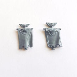Space Marine Veteran Pole Banner Bits (X2) - Warhammer 40K Command Squad