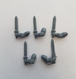 Deathwatch Kill Team Space Marine Power Sword Weapon X5 Bits - Warhammer 40K