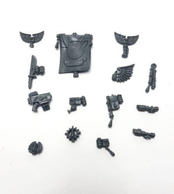 Blood Angel Tactical Squad Banner & Accessory Bits - Warhammer 40K Space Marine