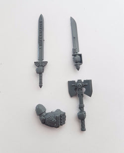 Vanguard Veterans Power Sword Axe Fist Relic Blade Bits
