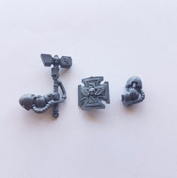 Space Marine Terminator Thunder Hammer & Combat Shield Bits