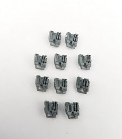 Tau Fire Warriors Backpack Bits