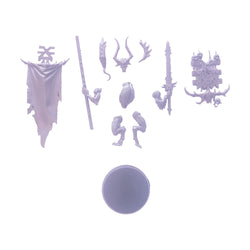 Khrone Bloodletter w/ Standard Banner Single Figure Model Bits