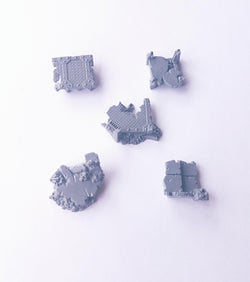 Industrial Rubble Debris Scenery Base Bits