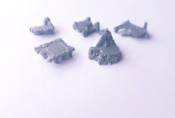 Industrial Rubble Debris Scenery Base Bits