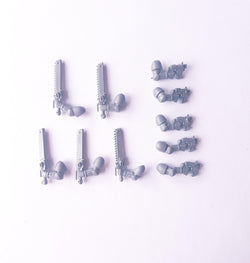Space Marine Bolt Pistol & Chainsword Bits