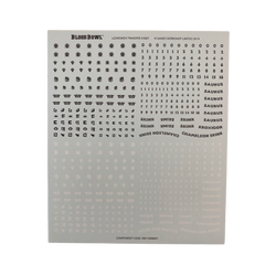 lizardmen team decal transfer sheet