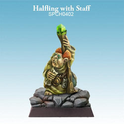 Halfing Darkling with Staff