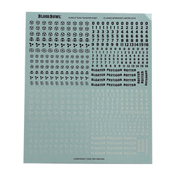 Nurgle Blood Bowl Team Decal Transfer Sheet