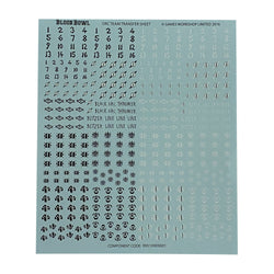 Orc Blood Bowl Team Decal Transfer Sheet
