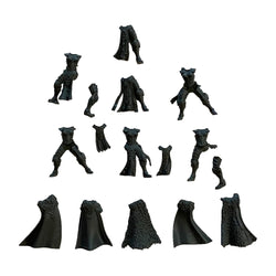 Sisters of Silence Torso Leg Cape Bits