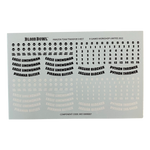 amazon team decal transfer sheet