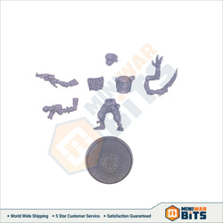 Acolyte Hybrids Single Figure Model Bits - Warhammer 40K Genestealer Cults
