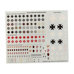 black teamplars decal transfer sheet