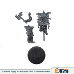 Bloodreaver Standar Banner Bearer Single Figure Bits