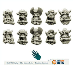 Bulky Freebooters Orcs Heads Bits