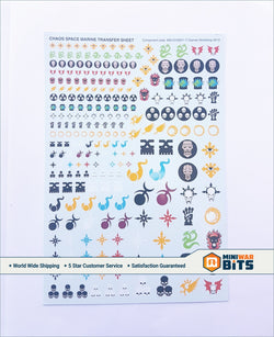 Chaos Space Marine Decal Transfer Bits