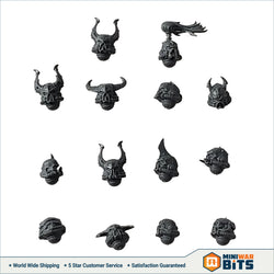 Chaos Space Marine Head Bits