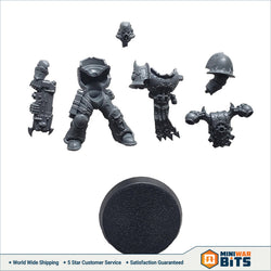 Chaos Space Marine W/ Plasma Gun Single Figure Bits